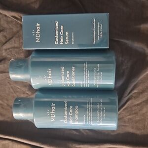 Mdhair hair serum and shampoo +conditioner  unisex ..3.7oz